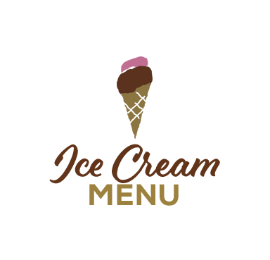 Ice Cream Menu